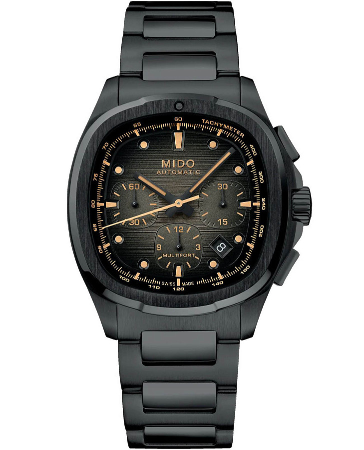 Часы Mido Multifort TV Chronograph M049.527.33.081.00 — мужские, черный
