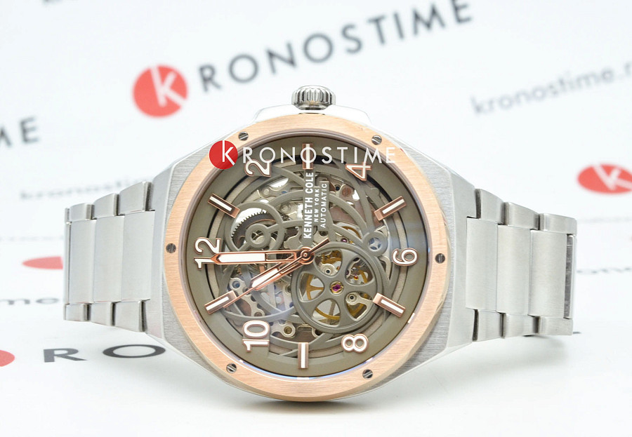 Часы Kenneth Cole Automatic KCWGY0046303 — механические, металл сталь