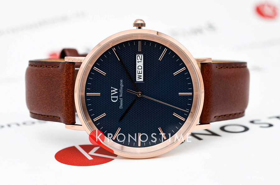Часы Daniel Wellington Classic Day Display St Mawes Rose Gold Arctic DW00100830 — кварцевые, сталь металл