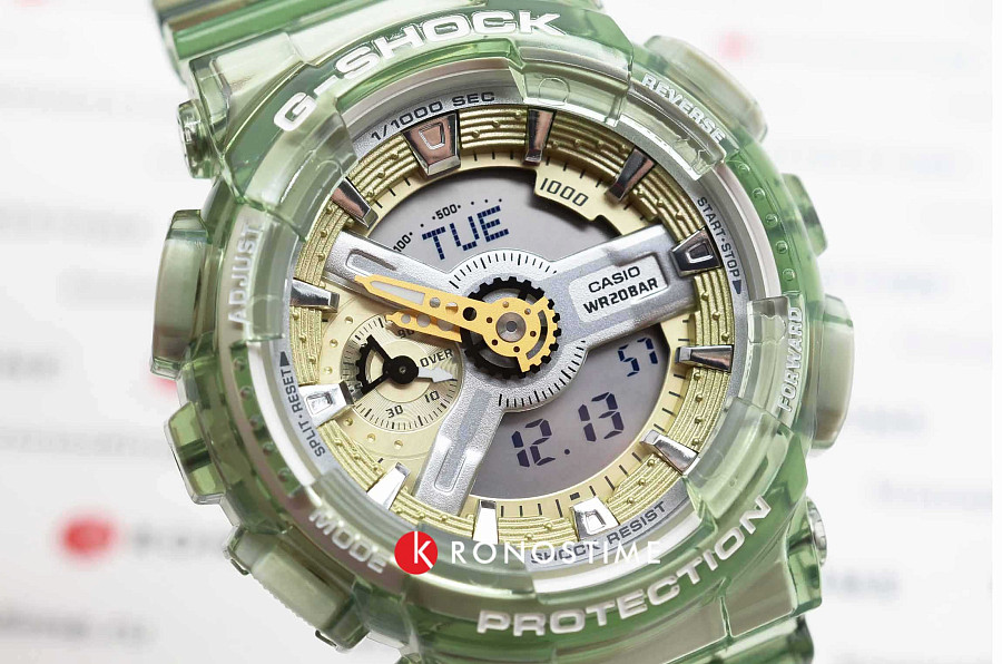 Часы Casio G-Shock GMA-S110GS-3A — женские, электронные