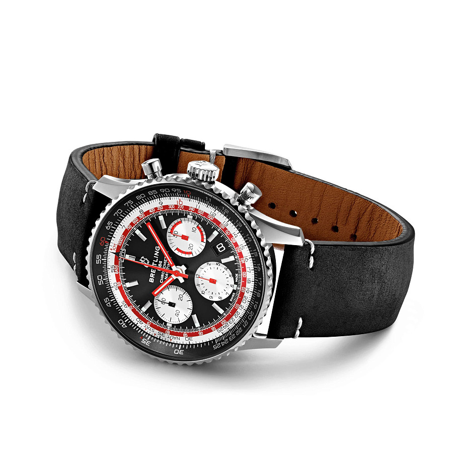 Часы Breitling Navitimer B01 Chronograph Swiaaair AB01211B1B1X1 — сталь металл, Швейцария