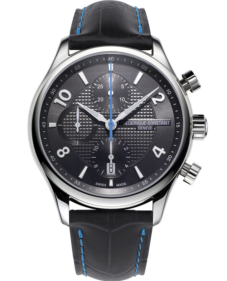 Часы Frederique Constant Runabout Rhs Chronograph Automatic FC-392RMG5B6 — мужские, черный