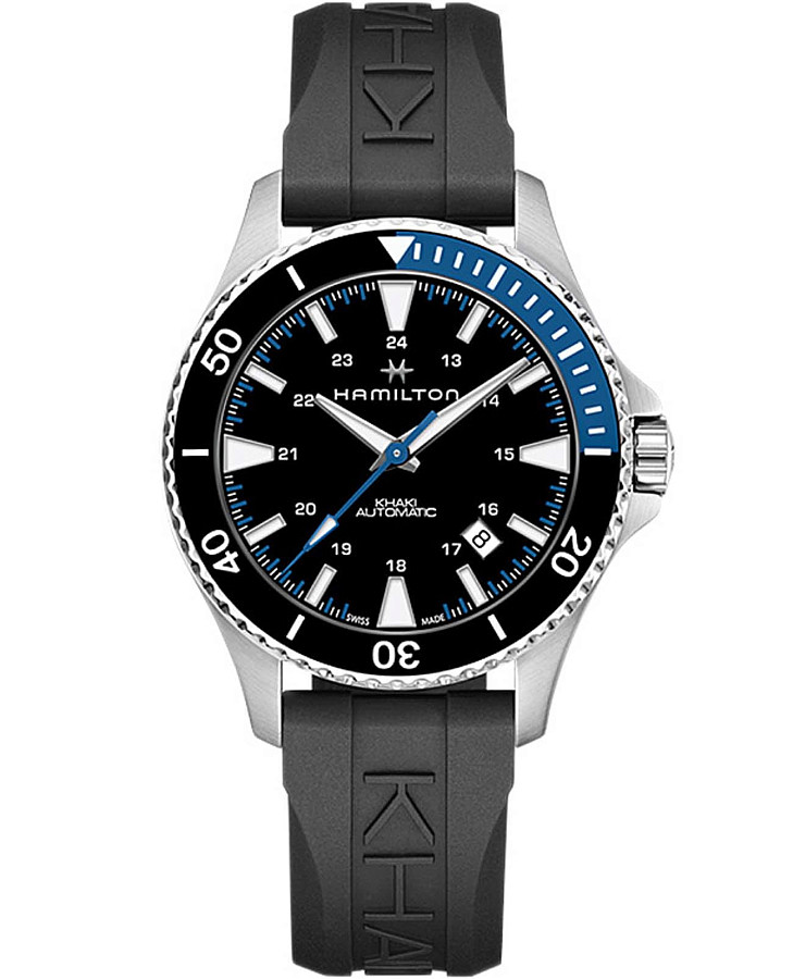 Часы Hamilton Khaki Navy Scuba Auto 40MM H82315331 — мужские, черный
