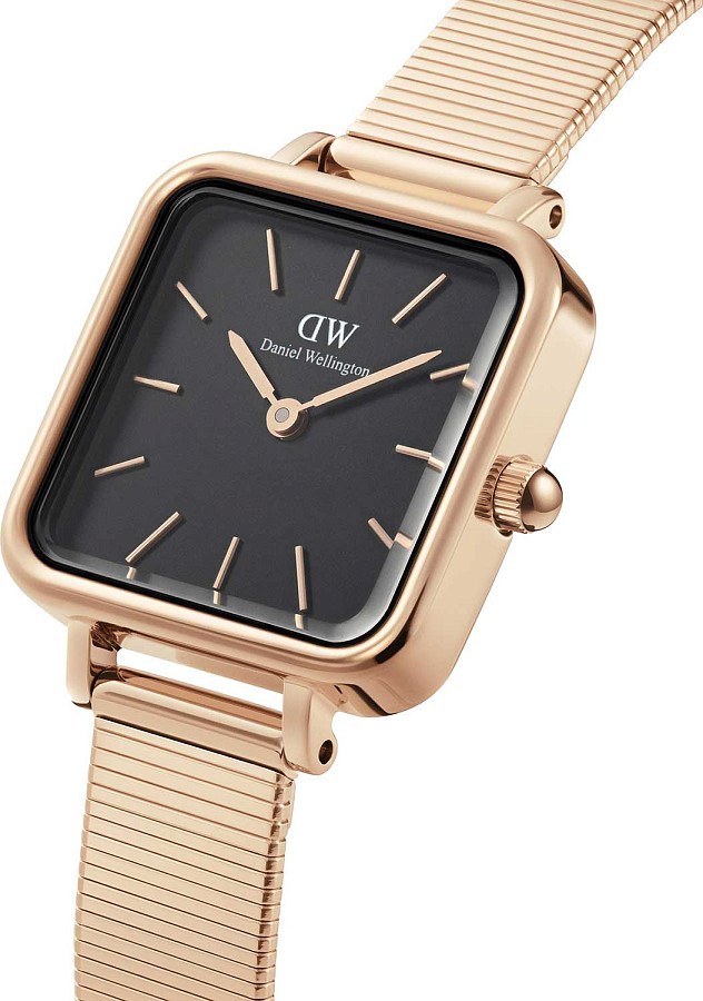 Часы Daniel Wellington Quadro Studio DW00100518 — женские, сталь c pvd покрытием