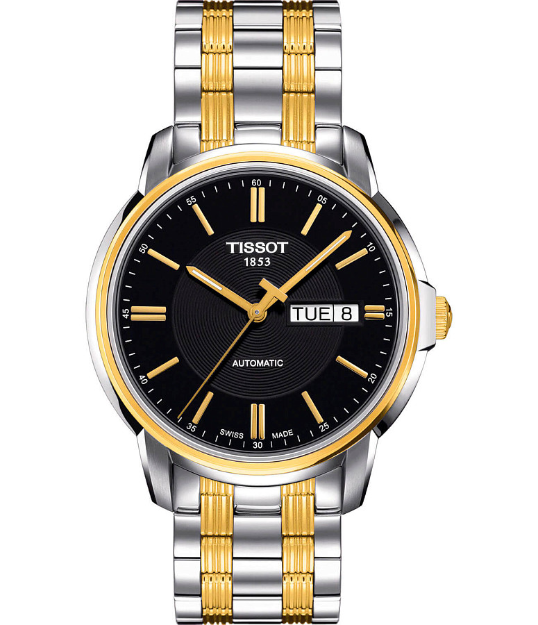 Часы Tissot Automatics III T065.430.22.051.00 — мужские, черный