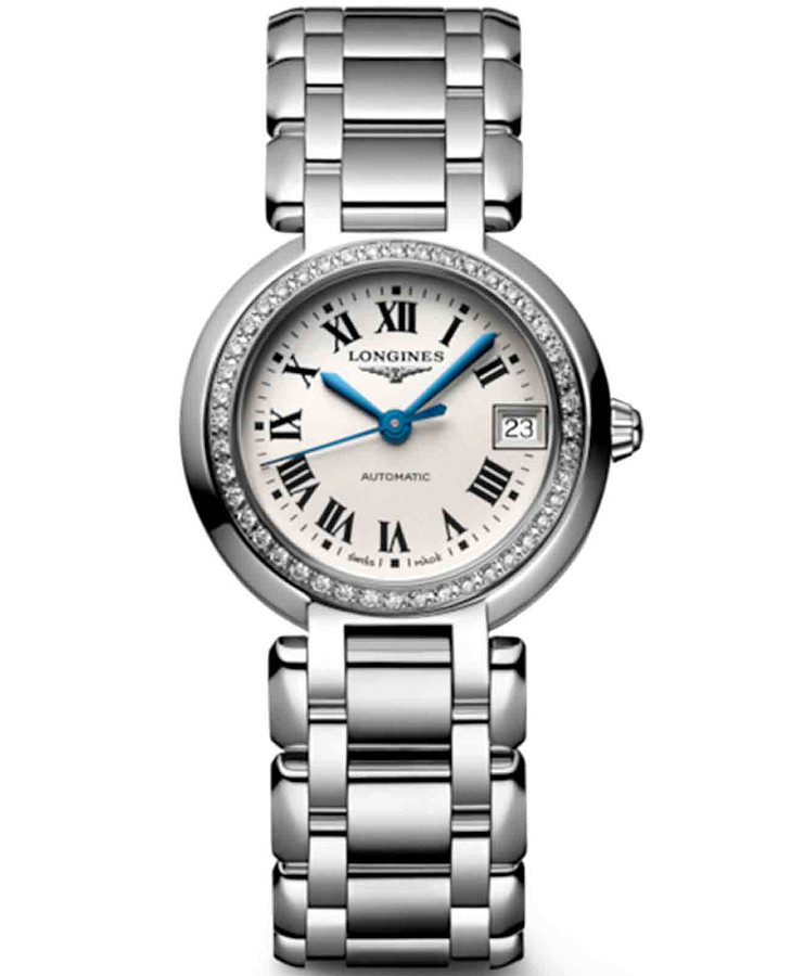 Часы Longines PrimaLuna L8.111.0.71.6 — женские, серебристый