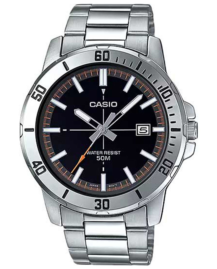 Часы Casio Collection MTP-VD01D-1E2VUDF (MTP-VD01D-1E2) — мужские, черный