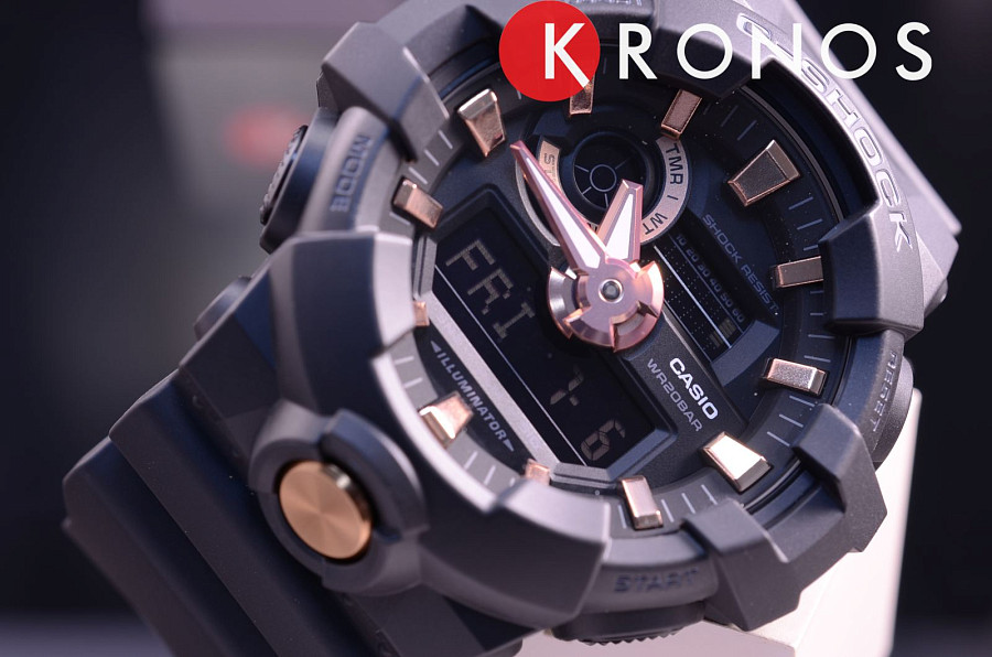 Часы Casio G-Shock GA-710B-1A4 — мужские, электронные