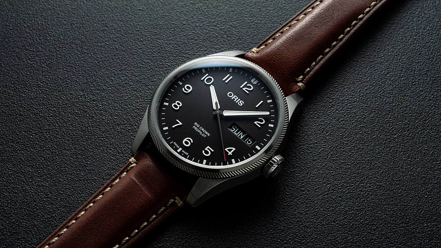 Часы Oris Propilot Big Crown Propilot Big Day Date 01 752 7760 4164-07 5 22 07LC — металл сталь, Швейцария