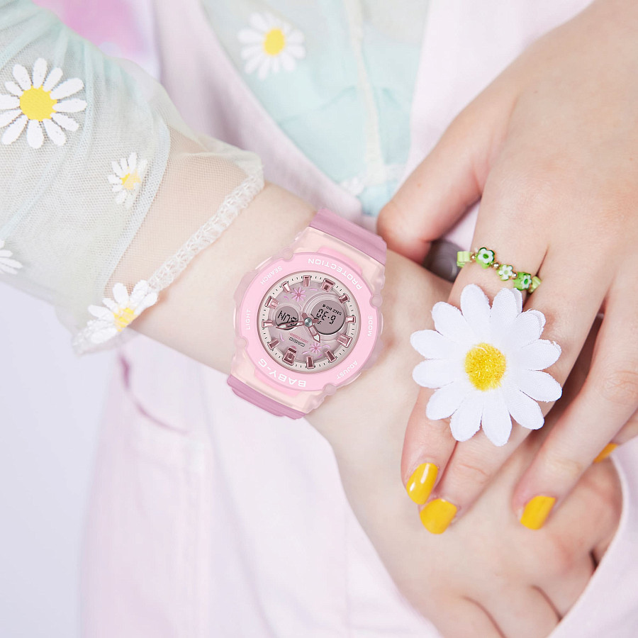 Часы Casio Baby-G BGA-270FL-4A — кварцевые, пластик
