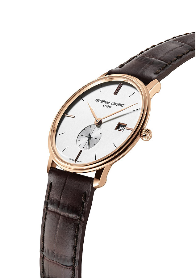 Часы Frederique Constant Slimline Gents Small Seconds FC-245V5S4 — сталь металл, Швейцария