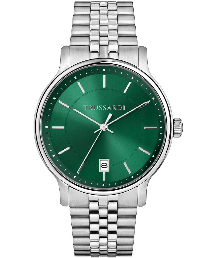 Часы Trussardi T-Inedito R2453174005 — мужские, зеленый
