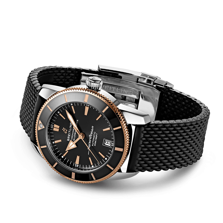 Часы Breitling Superocean Heritage B20 Automatic 42 UB2010121B1S1 — сталь металл золото, Швейцария