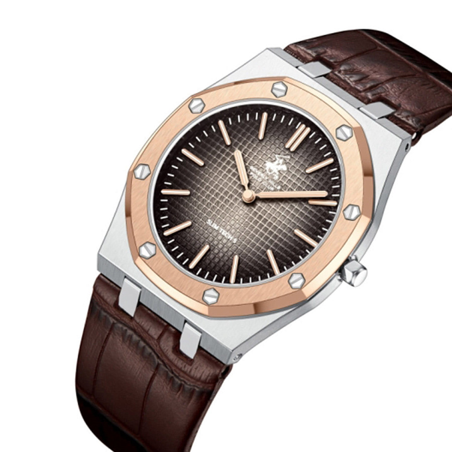 Часы Beverly Hills Polo Club Slim Tech Quartz Gents BP3924X.542 — кварцевые, сталь металл