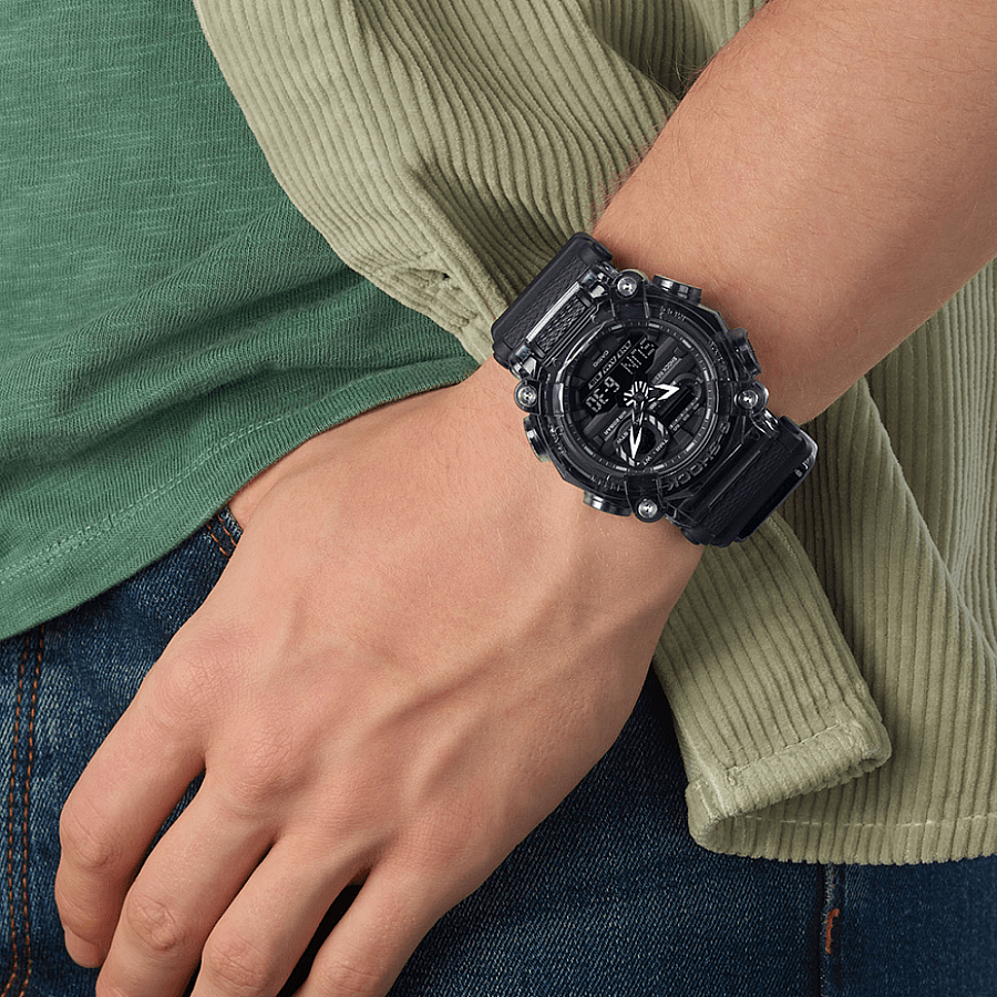 Часы Casio G-Shock GA-900SKE-8A — электронные, пластик