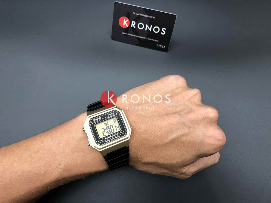 Часы Casio Collection W-217HM-9A — пластик, пластик