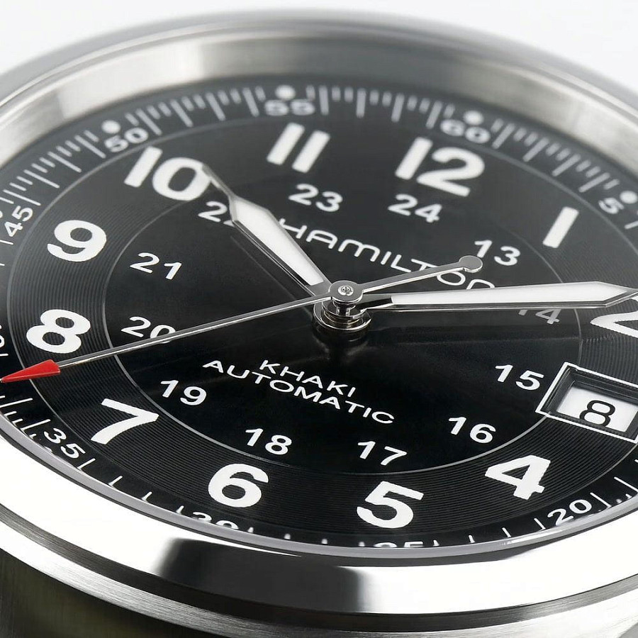 Часы Hamilton Khaki Field Auto Call of Duty H70475930 — тканевый, мужские