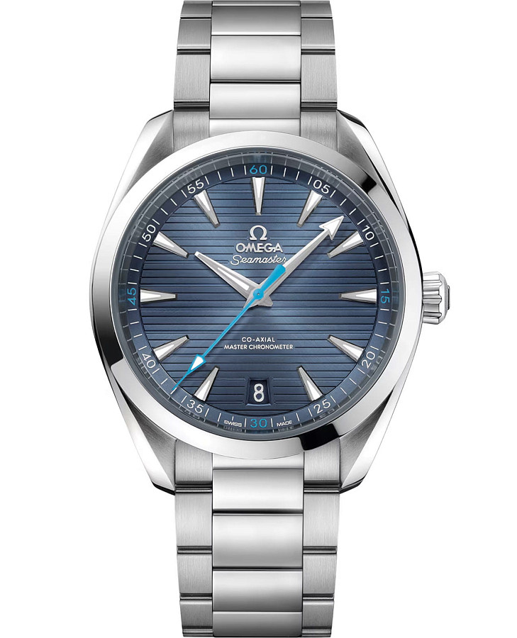 Часы Omega Seamaster Aqua Terra 220.10.41.21.03.002 — мужские, синий