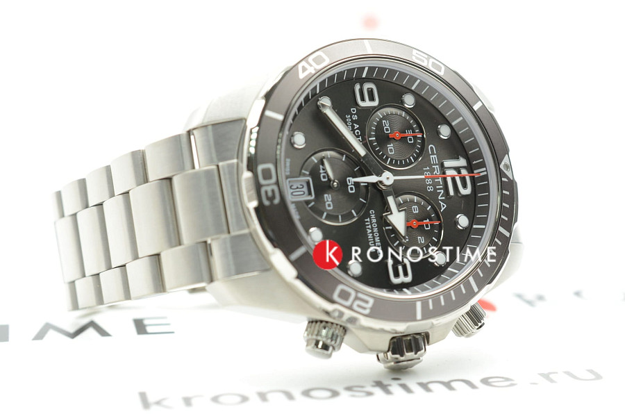 Часы Certina DS Action Chrono COSC C032.434.44.087.00 — кварцевые, титан металл