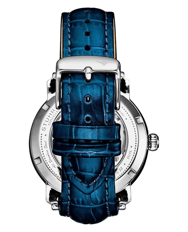 Часы Stuhrling Celestial Timekeeper 1017.03 — механические, металл сталь