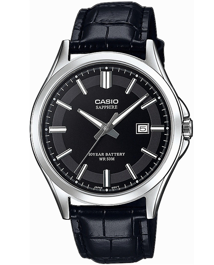 Часы Casio Collection MTS-100L-1A — мужские, черный