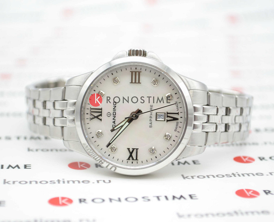 Часы Candino Lady Elegance Date C4766/1 — сталь, Швейцария