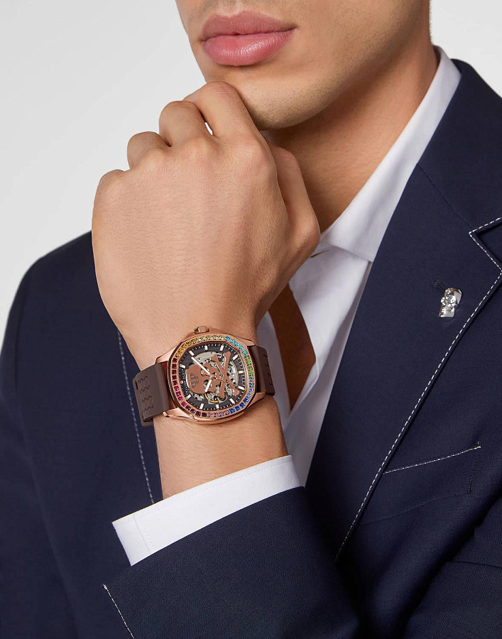 Часы Philipp Plein Plein Philipp PWRAA0623 — механические, металл сталь