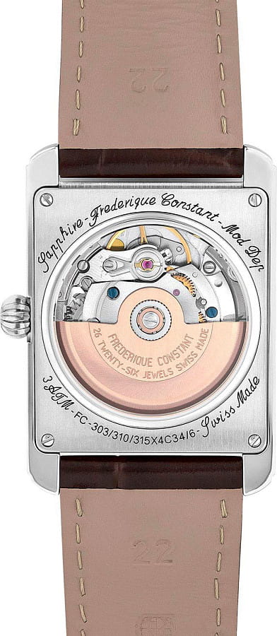 Часы Frederique Constant Classics Carree Automatic FC-303SAL4C6 — металл сталь, Швейцария