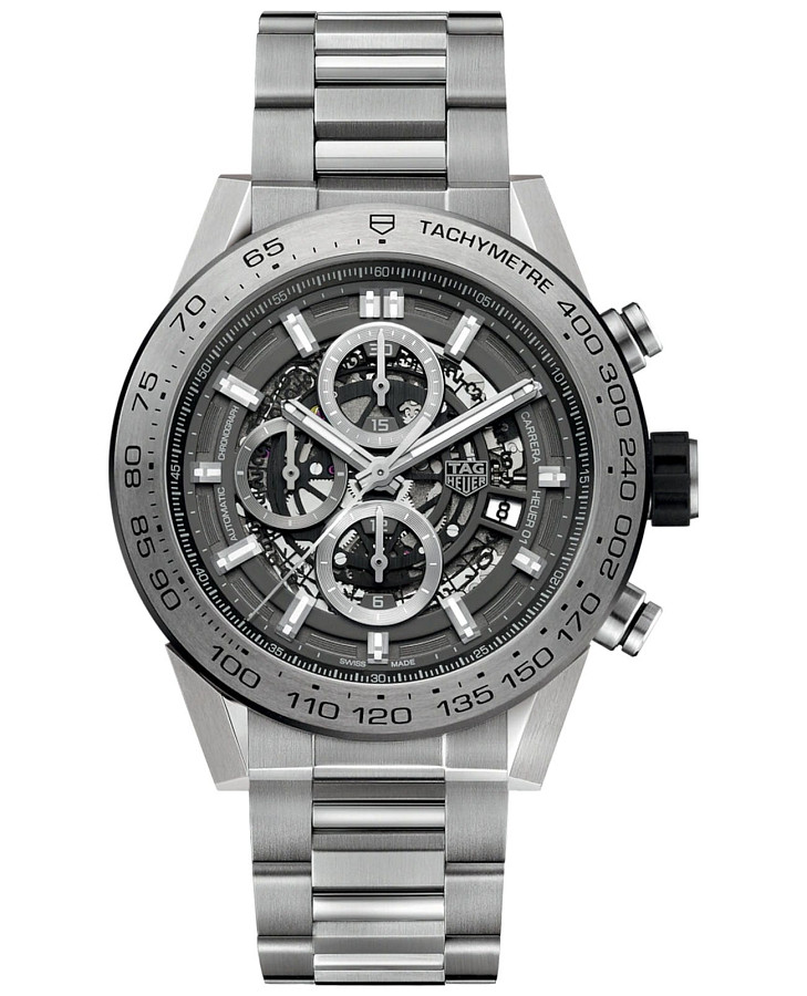 Часы TAG Heuer Carrera CAR2A8A.BF0707 — мужские, серебристый