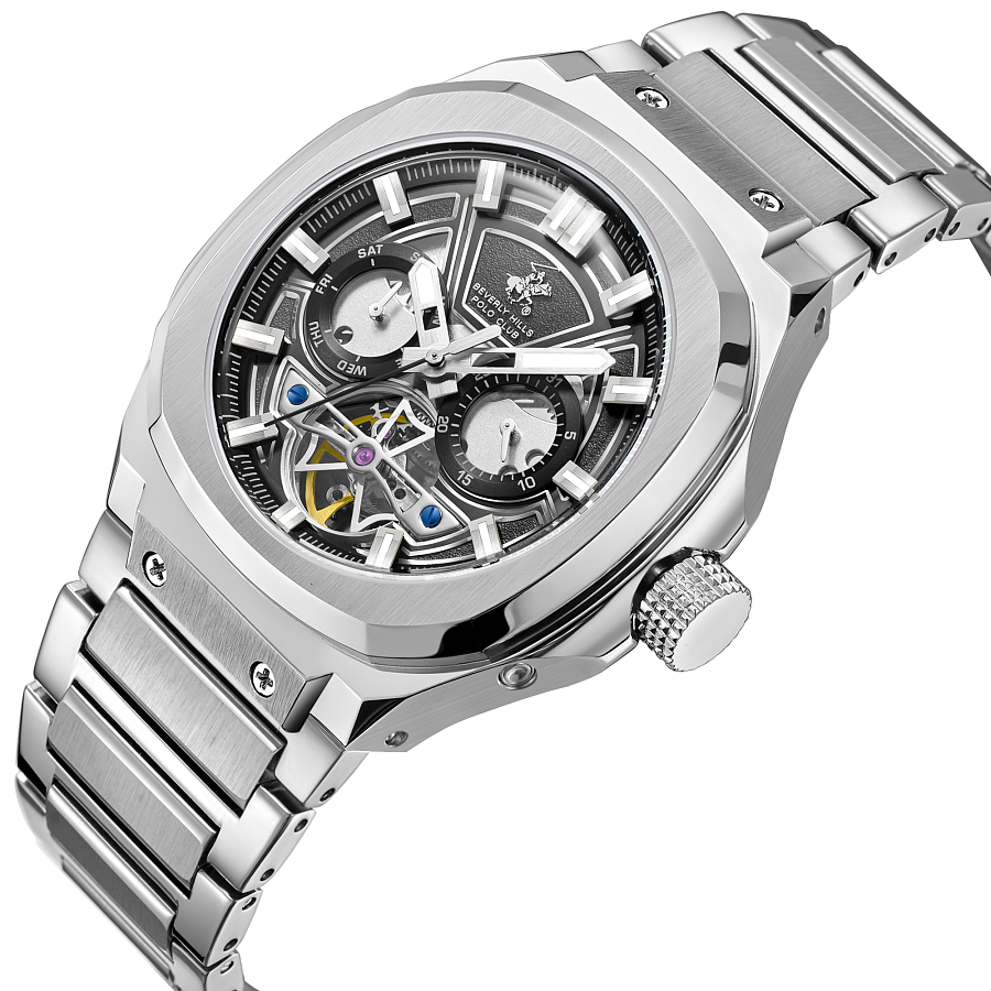 Часы Beverly Hills Polo Club Automatic BP3749X.350 — механические, сталь металл