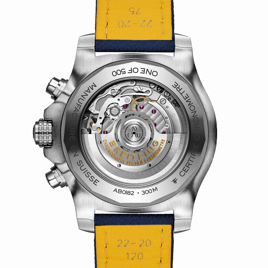 Часы Breitling Avenger B01 Chronograph 45 AB01821A1C1X2 — кожаный, мужские