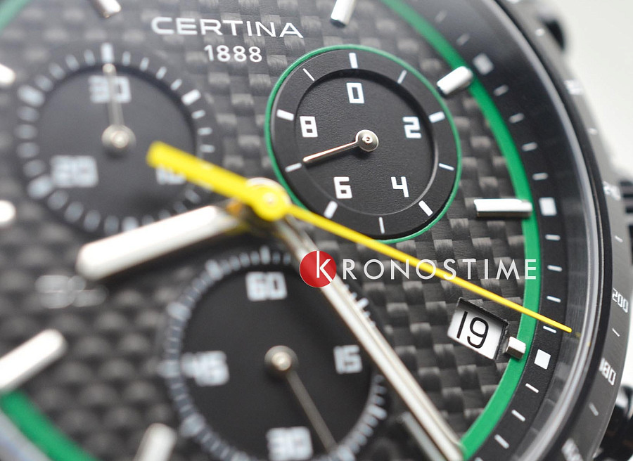 Часы Certina DS-7 Chronograph Padel Edition by Marta Ortega C043.417.38.201.10 — тканевый, мужские