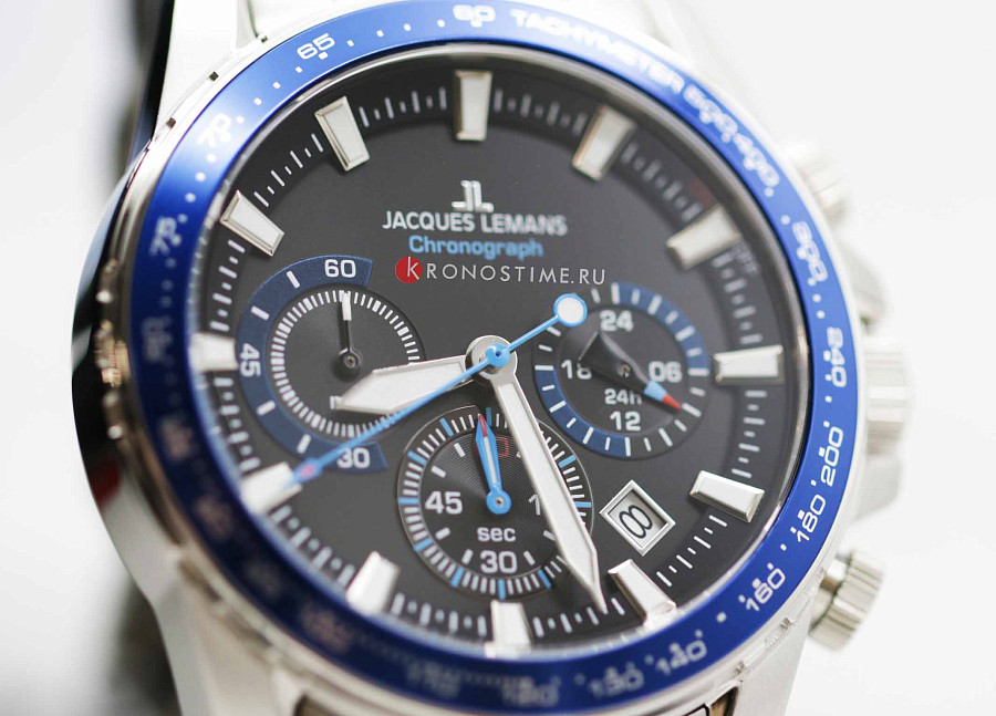 Часы Jacques Lemans Sport 1-2099E — черный, кварцевые