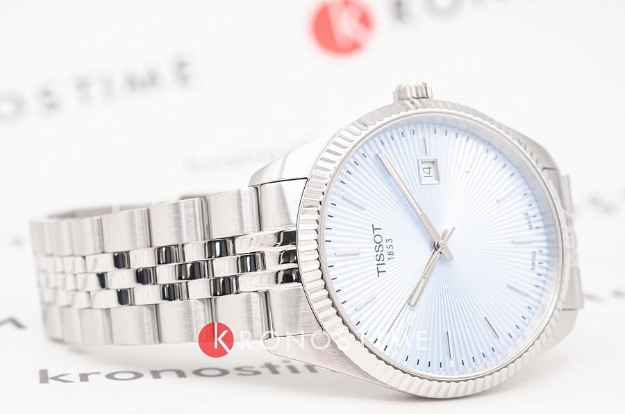 Часы Tissot Ballade 40mm T156.410.11.351.00 — сталь металл, Швейцария
