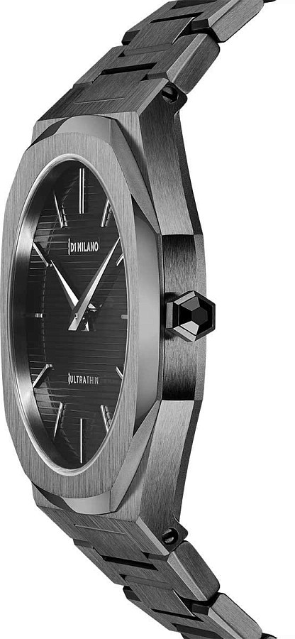 Часы D1 Milano Ultra Thin UTBJ15 — черный, металл сталь