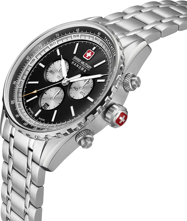 Часы Swiss Military Hanowa Afterburn Chrono SMWGI0000309 — кварцевые, Швейцария, мужские