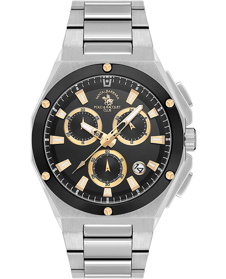Часы Santa Barbara Polo & Racquet Club Prive SB.1.10577-4 — мужские, черный