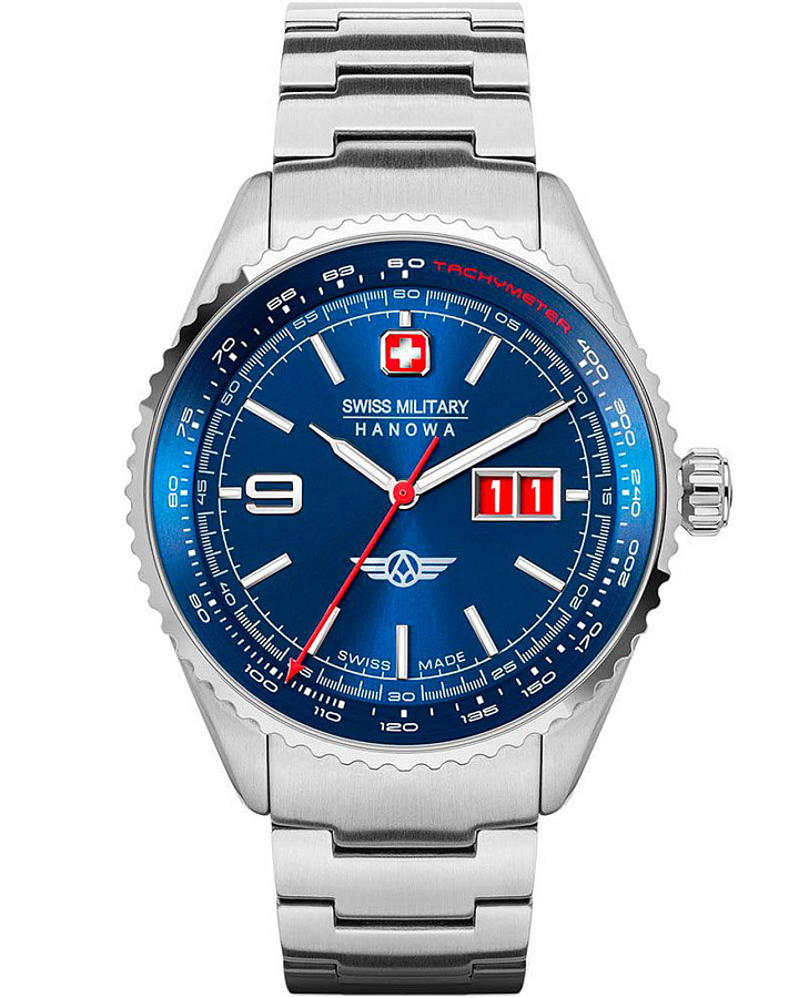 Часы Swiss Military Hanowa Afterburn SMWGH2101005 — мужские, синий