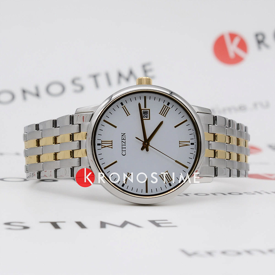 Часы Citizen Eco-Drive BM6774-51C — кварцевые, металл сталь
