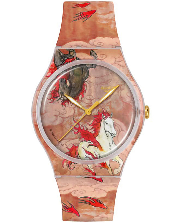 Часы Swatch Year Of The Horse SUOZ369 — женские, цветной
