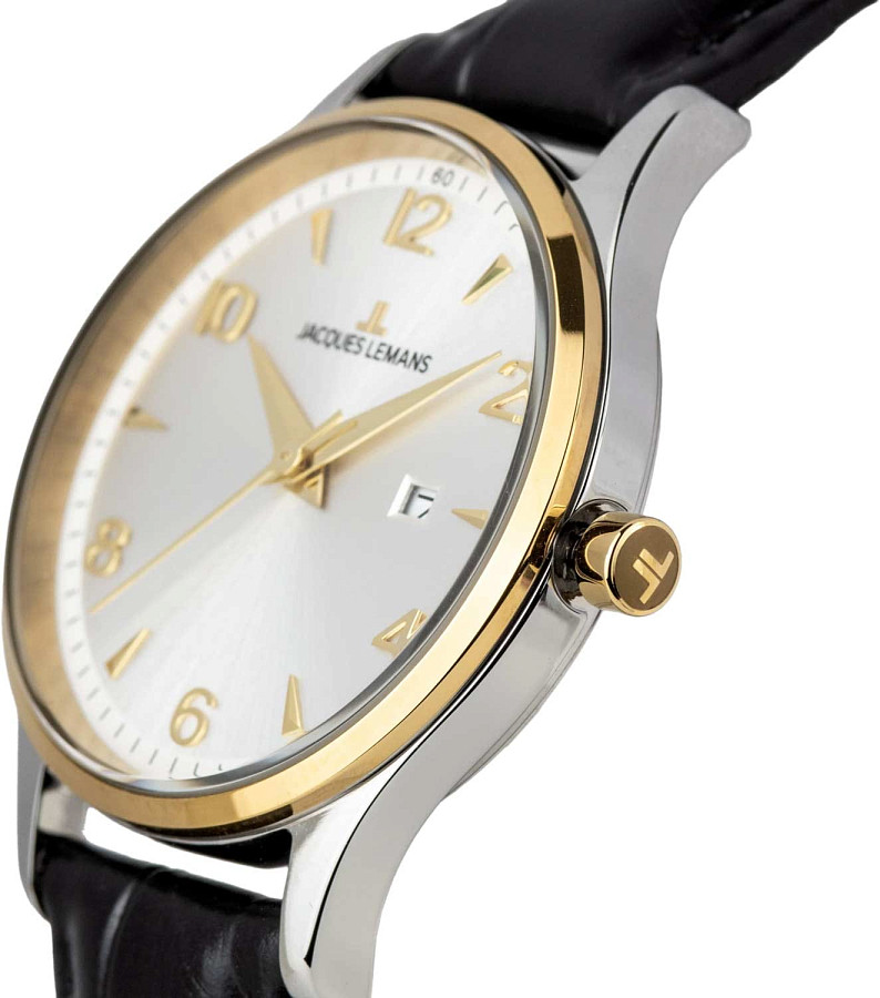 Часы Jacques Lemans Classic 1-2216D — кварцевые, сталь металл