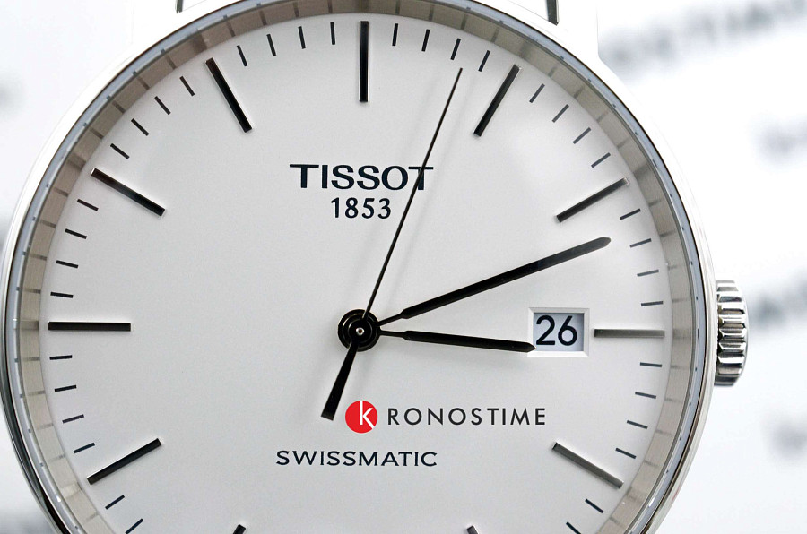 Часы Tissot Everytime Swissmatic T109.407.11.031.00 — белый, сталь металл