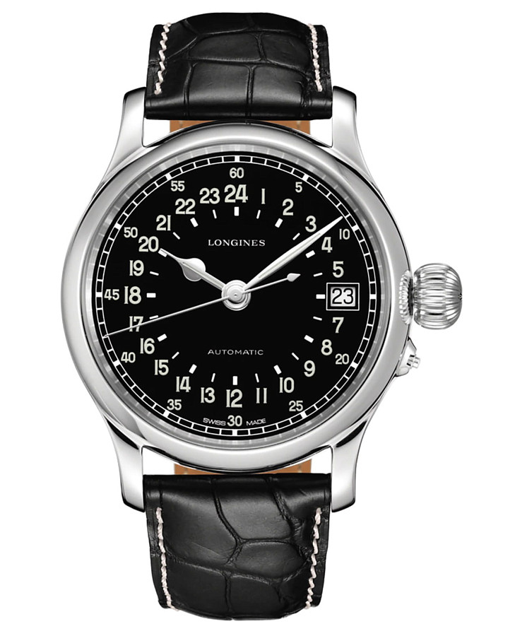 Часы Longines Twenty-Four Hours L2.751.4.53.3 — мужские, черный