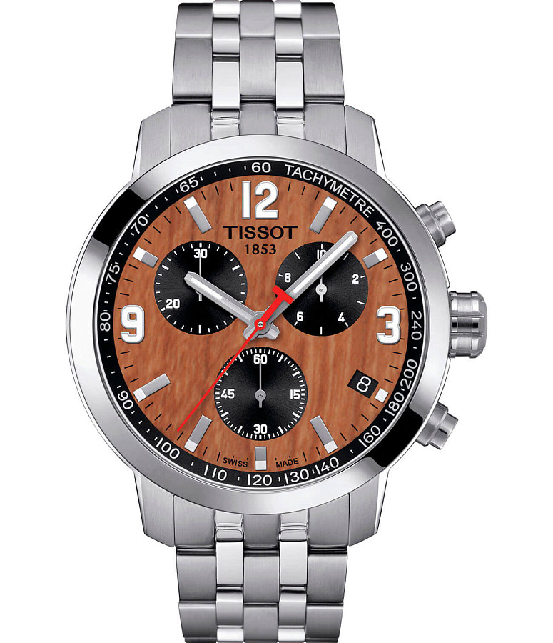 Часы Tissot PRC 200 Basketball T055.417.11.297.01 — мужские, коричневый