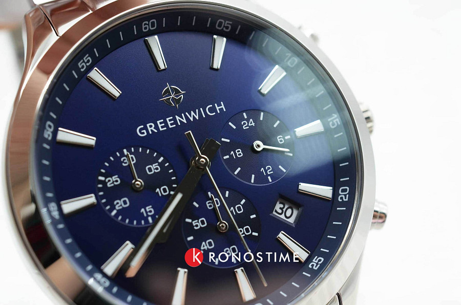 Часы Greenwich Skipper GW 043.10.36 — мужские, нержавеющая сталь