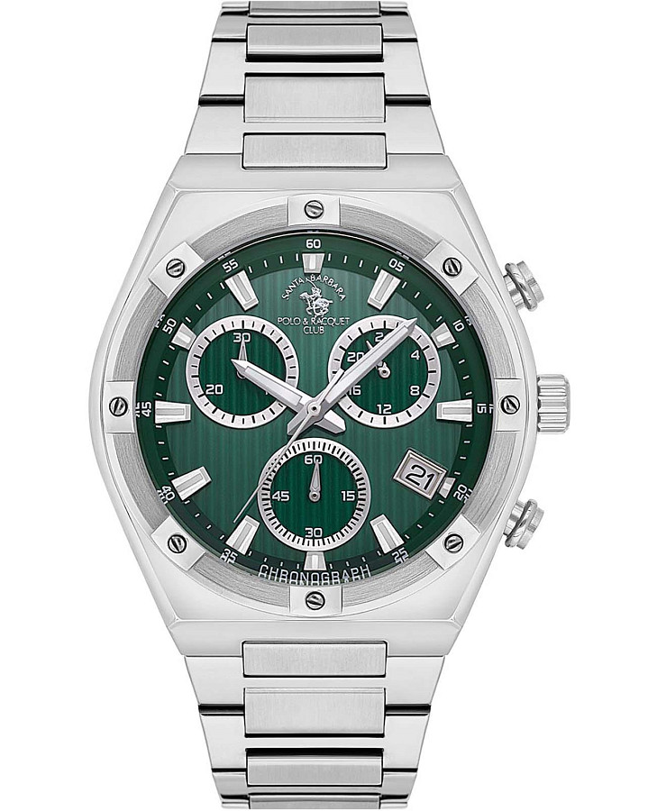 Часы Santa Barbara Polo & Racquet Club Legend SB.1.10583-3 — мужские, зеленый