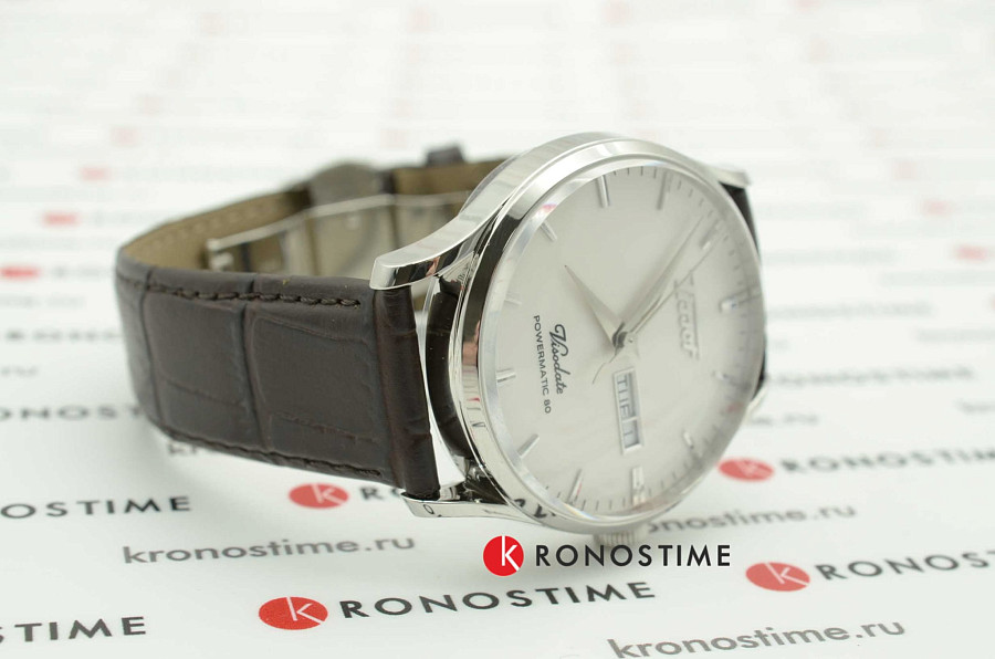 Часы Tissot Heritage Visodate Powermatic 80 T118.430.16.271.00 — мужские, кожаный