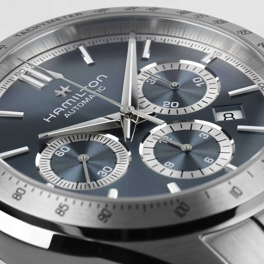 Часы Hamilton Jazzmaster Performer Auto Chrono H36656140 — механические, сталь металл