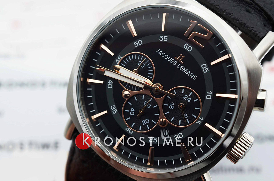Часы Jacques Lemans 1-1645J — сталь металл, Австрия