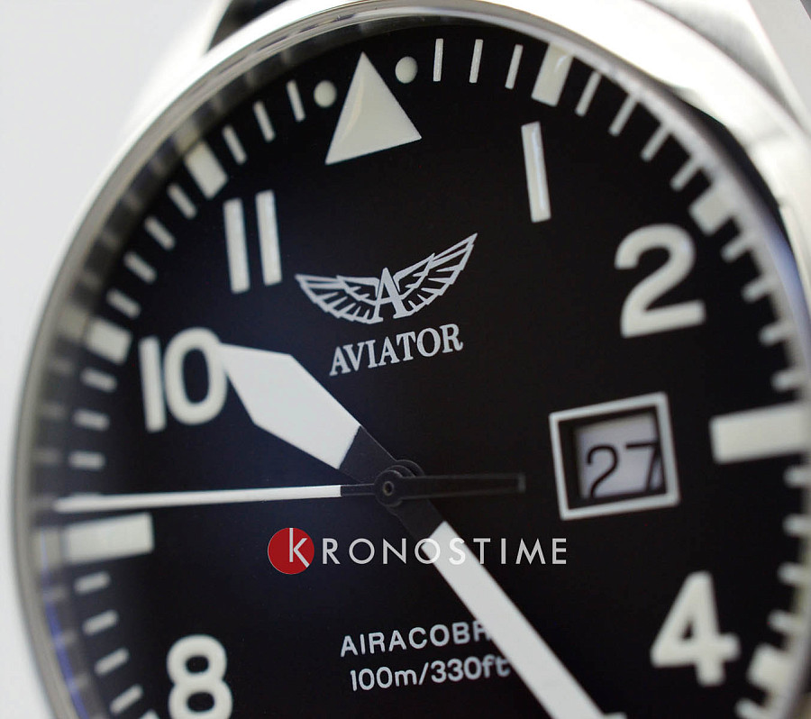 Часы Aviator Airacobra V.1.22.0.148.4 — кожаный, мужские